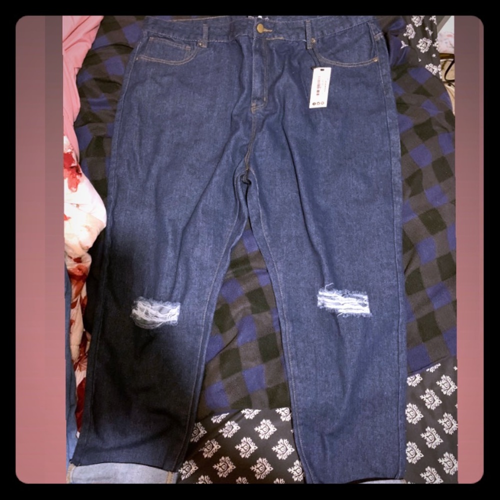 Boohoo Mom Jeans